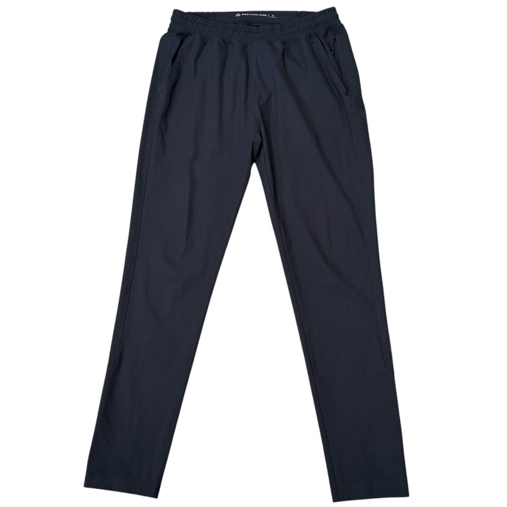 Western Rise Spectrum Jogger Pants Mens Small Gray Tapered Performance Travel